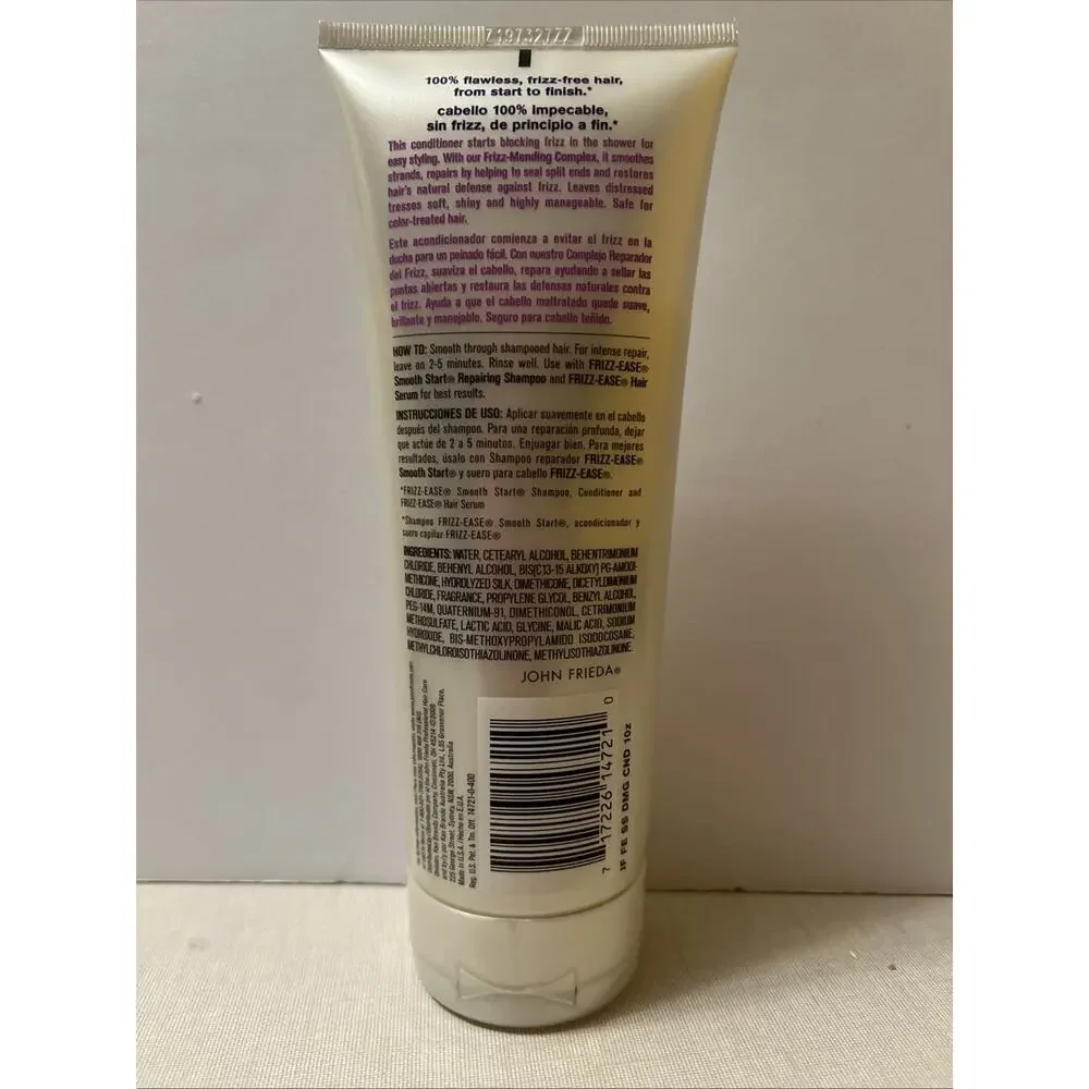 John Frieda Frizz Ease Smooth Start Repairing Conditioner 10 Oz Manageable Shiny